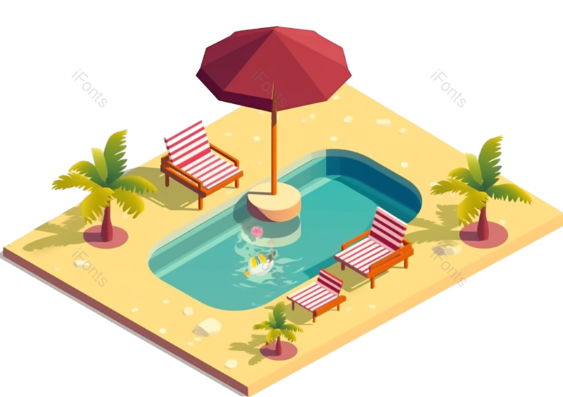 节日图片,户外元素,夏天PNG,插画免抠素材